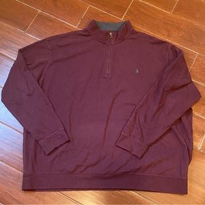 Men’s Polo Ralph Lauren Burgundy Sweater size 4XB